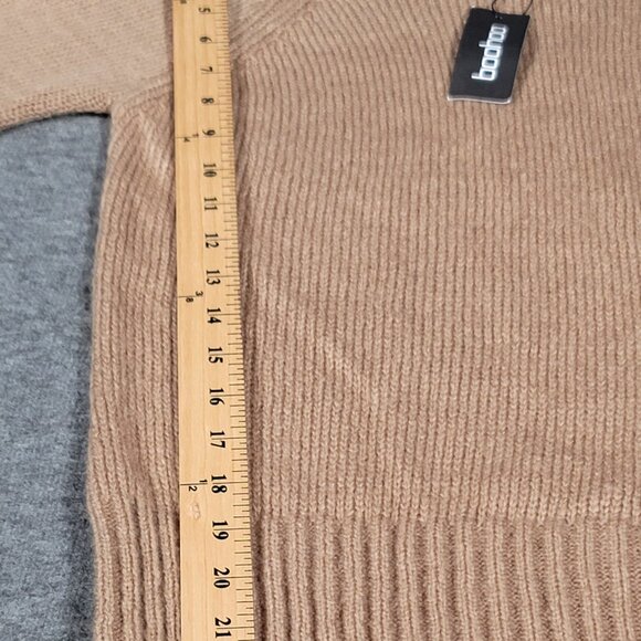 NWT Boohoo Mocha Lounge Top Soft Rib Knit Cozy Relaxed Fit Size M  Trendy Casual - Picture 7 of 14